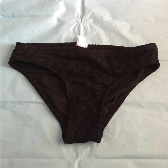 Black bathing suit bottoms