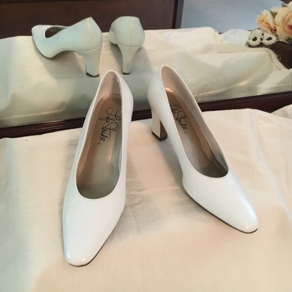 White pumps