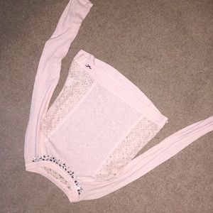 SALE  Pink Hollister Long Sleeve Shirt Size xs