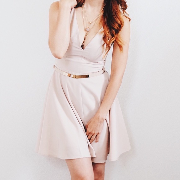 [Reduced!!!] Pink blush color skater dress