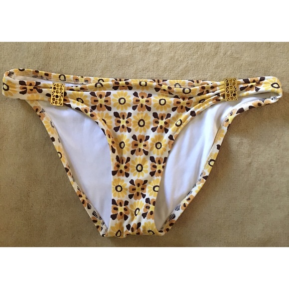 Victoria's Secret yellow flower bottoms!