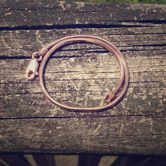 Rose Gold Snake Chain Bracelet