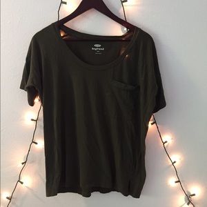Olive green t-shirt