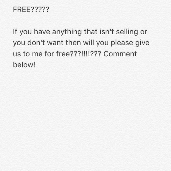 Will you please give me free stuff????? - Picture 1 of 1