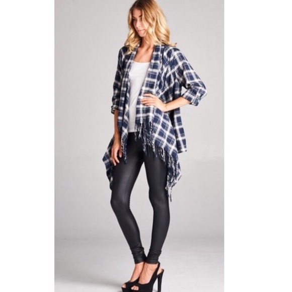 Plaid open loose fit cardigan LOWEST PRICE SALE - Picture 4 of 4