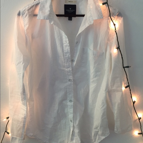 White button down