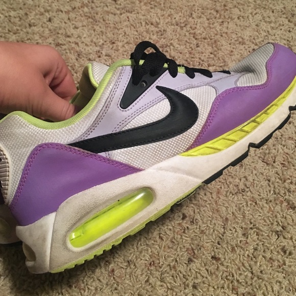 Size 11 Green and Purple Nike Air's - Picture 4 of 4