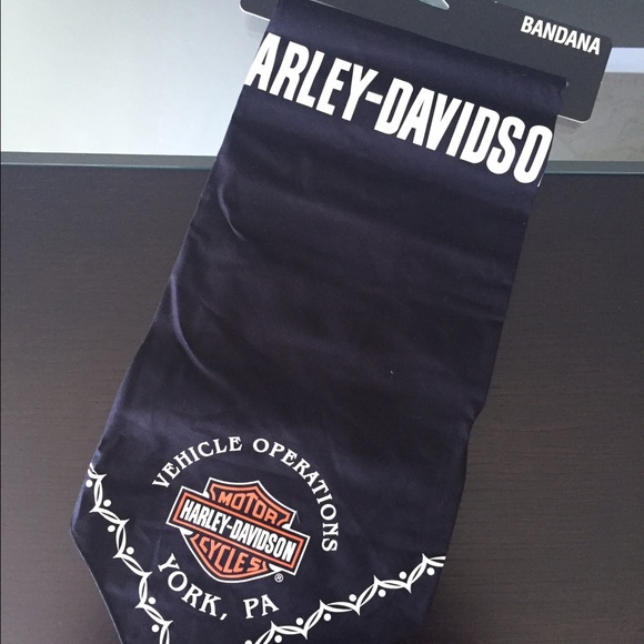 New Harley-Davidson Black Bandana