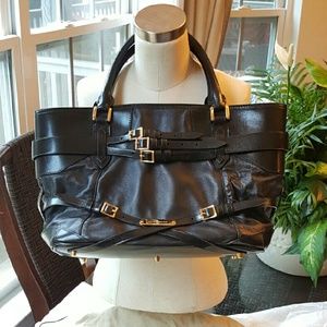 Sold!! Burberry Bridle Black Satchel NWT