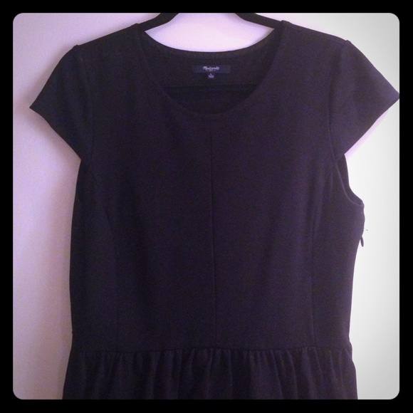 Black Madewell Fit and Flare Dress