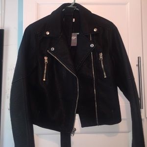 Abercrombie & Fitch leather jacket
