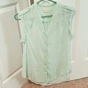 Anthropologie sleeveless blouse