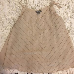 • Nude Jeweled Tank •