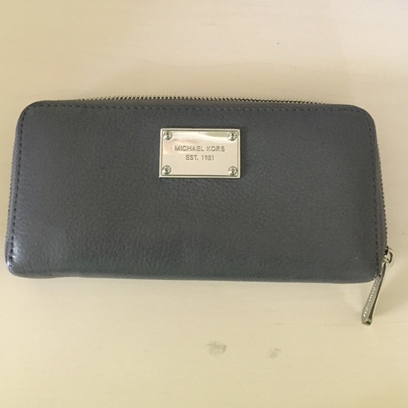 Dark grey Michael Kors wallet