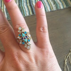 ✨Stella & Dot Stone Tile Ring M/L✨