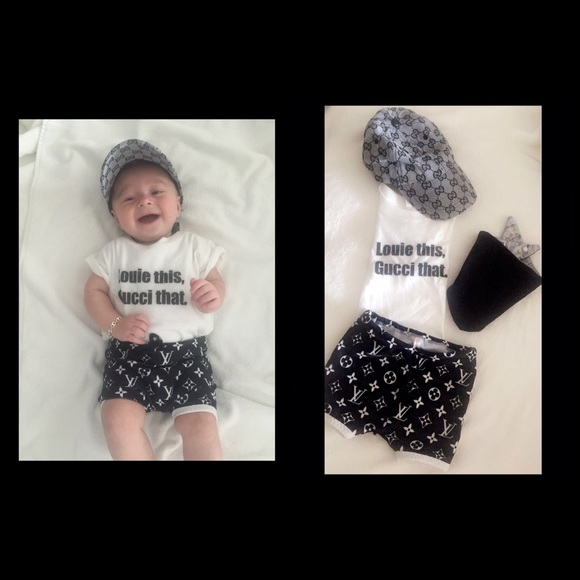 Babies 6 month swim suit trunk set NEW