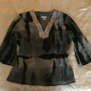 Sheer tunic