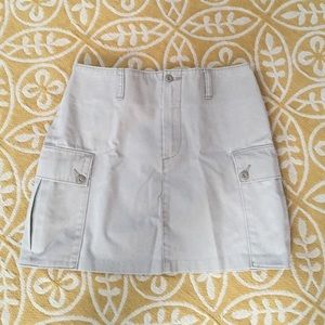 J. Crew Cotton Khaki Skirt