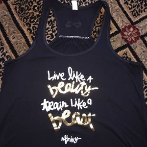 Live like a beauty train like a beast tank