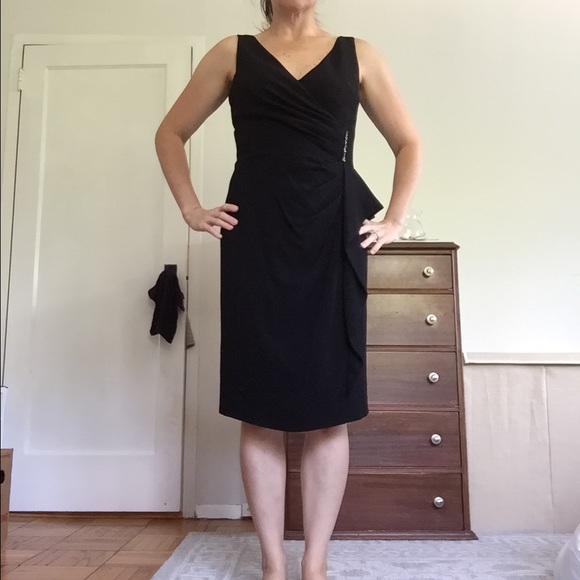 Black cocktail dress