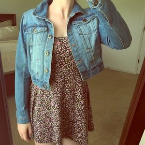 Love Culture Cropped Jean Jacket