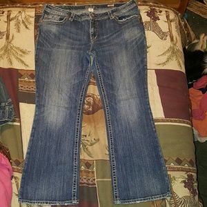 Silver Plus Size Jeans 22W