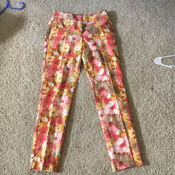Talbots Floral Pants