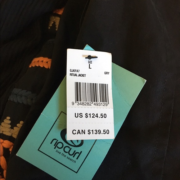 Rip Curl Grey Tribal Print Ritual Jacket - Picture 2 of 4