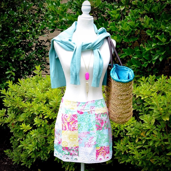 Lilly Pulitzer State Patch Marigold Skort - Picture 1 of 2