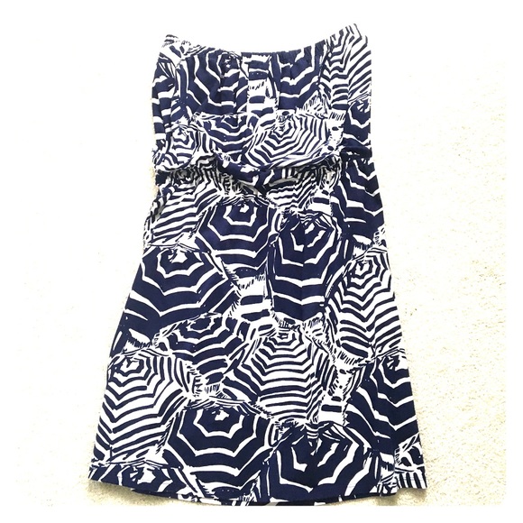 Lilly Pulitzer navy & white sundress