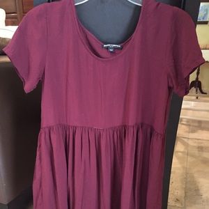 Brandy Melville maroon Nicolette dress