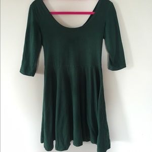 Green Skater Dress