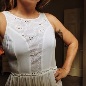 Francesca's White Mini Dress