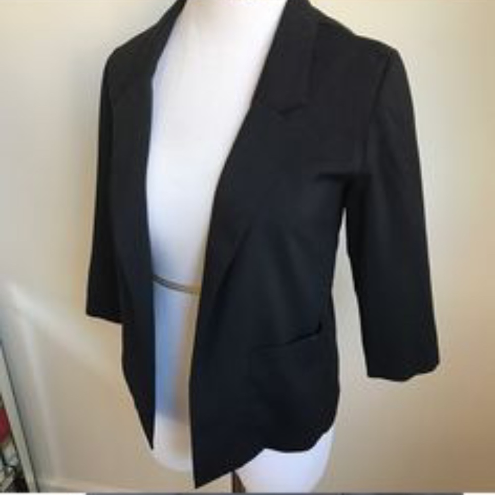 Frenchi | Lightweight Black Blazer