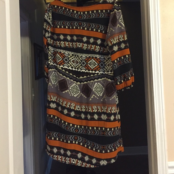 Fun Patterned Dress - Picture 2 of 2