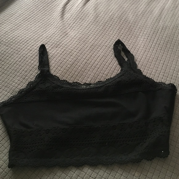 Free people black bralette