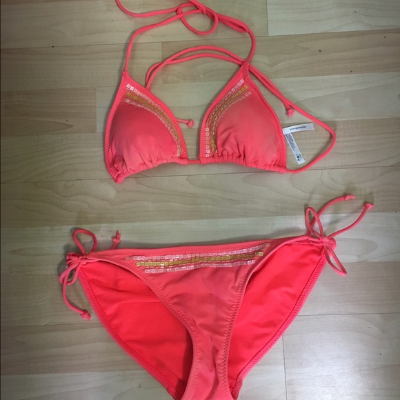 Sequin Triangle Bikini