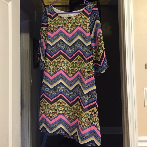 Multi Color Pretty Dress - Picture 2 of 2
