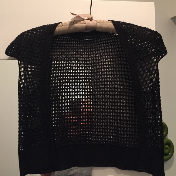 Bcbg sequin shrug