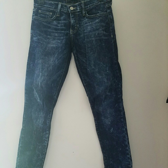 Slim fit skinny. Made in the USA