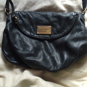 Marc Jacobs Distressed Leather Satchel Bag