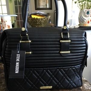 Steve Madden black satchel!!