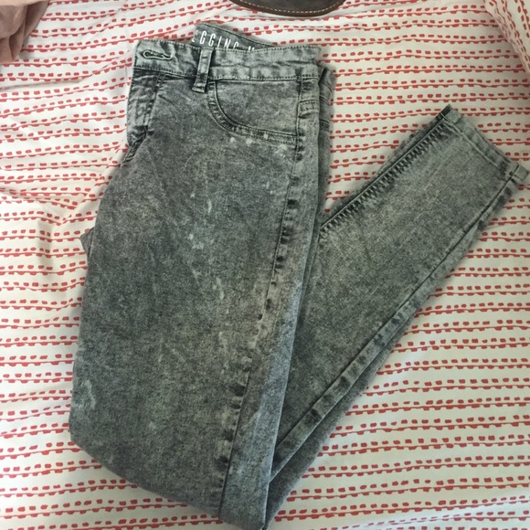 Cotton On Denim - Acid wash gray jeggings