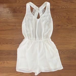 H&M white romper