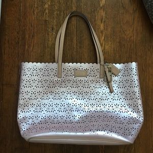 Coach Lace leather metro tote