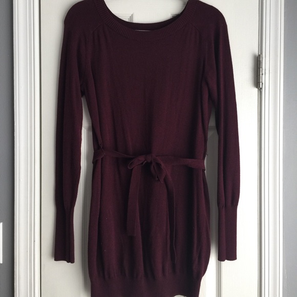 Maternity sweater dress