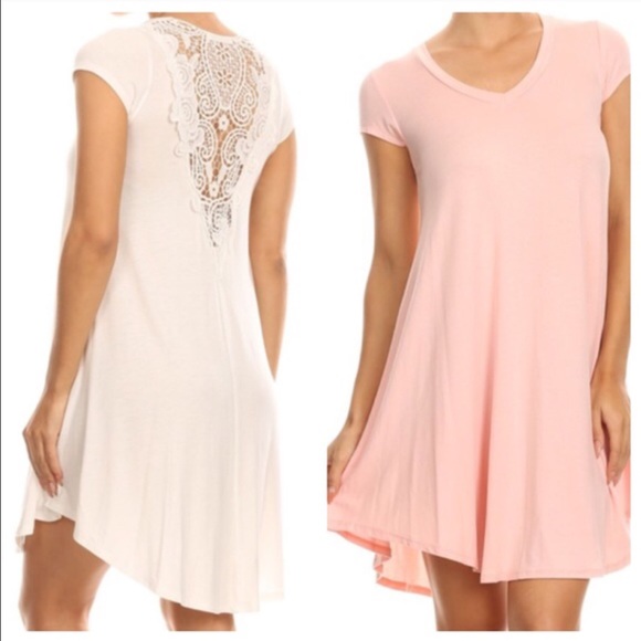 Off white lace back dress LOWEST PRICE - Picture 3 of 3