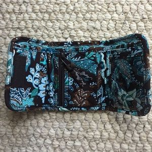 Vera Bradley Trifold Wallet { Java Blue }