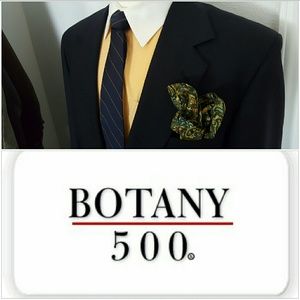 Vintage Botany 500 Mens Navy Blue Jackets 44L