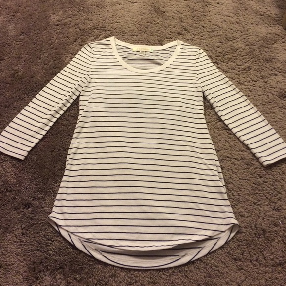 Off White and black top